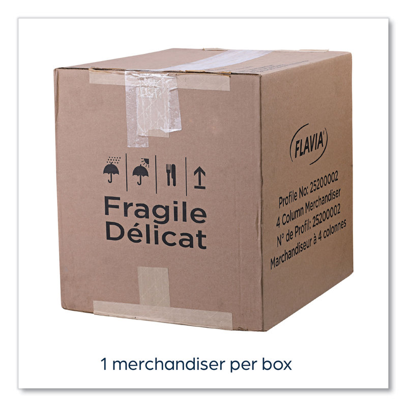 １着でも送料無料 FLAVIA® FLAVIA Four Column Merchandiser, 12 Compartments 美容液